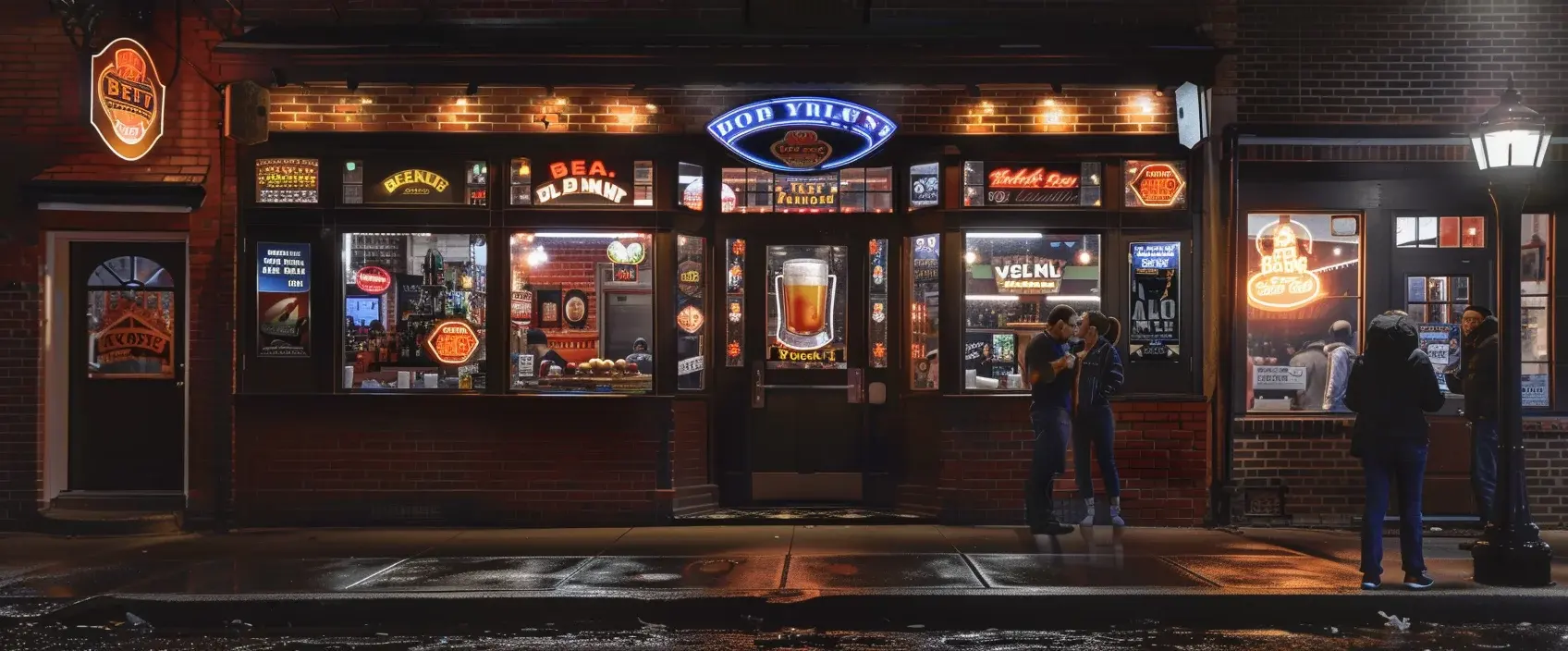 bar and restaurant exterior